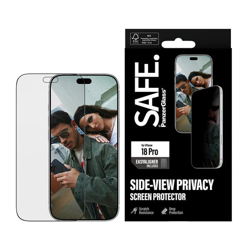 EAN 5715685043673 - PanzerGlass SAFE. by ® Privacy Screen Protector iPhone 2026 Pro | Ultra-Wide Fit m. EasyAligner Protector imagen 2