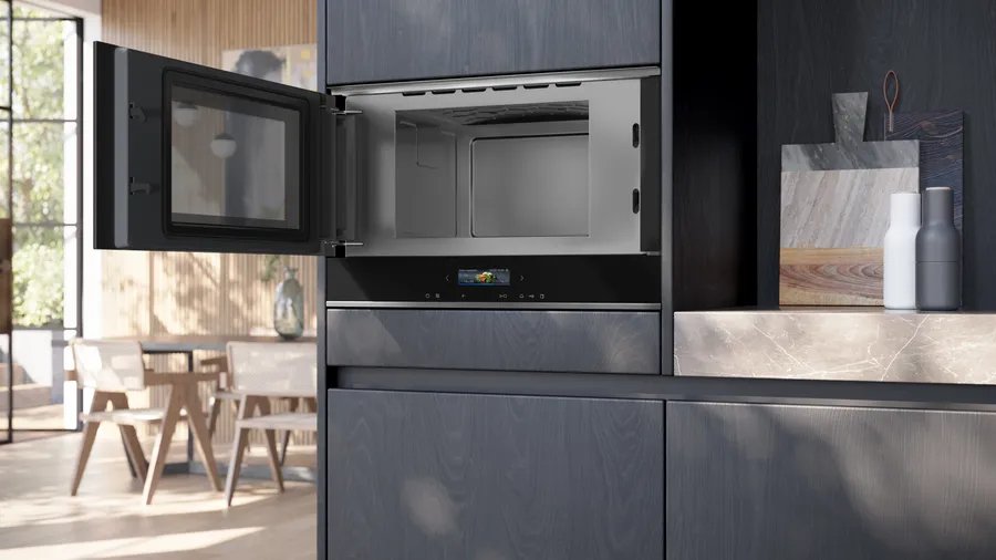 EAN 4242003906514 - Siemens iQ700 BF722L1B1 microondas Negro Solo microondas Integrado 21 L 900 W imagen 3