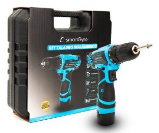 EAN 8435089037920 - smartGyro SG27-463 destornillador eléctrico y llave de impacto Negro, Azul claro imagen 10