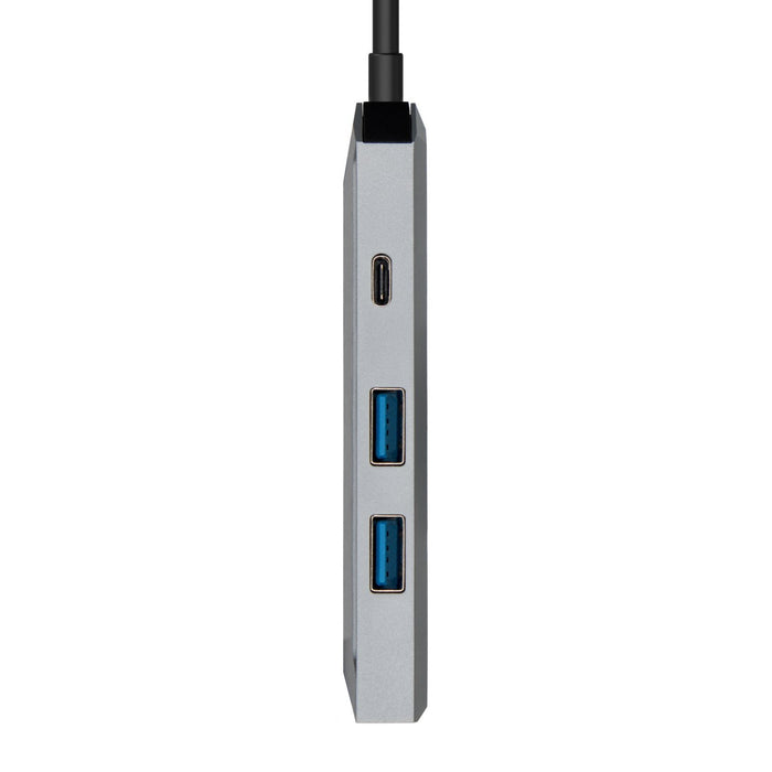 EAN 8436574707588 - AISENS ASUC-4P002-GR base para portátil y replicador de puertos Alámbrico USB 3.2 Gen 1 (3.1 Gen 1) Type- imagen 3