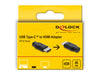 EAN 4043619610754 - DeLOCK 61075 cambiador de género para cable USB Type-C HDMI Negro imagen 3