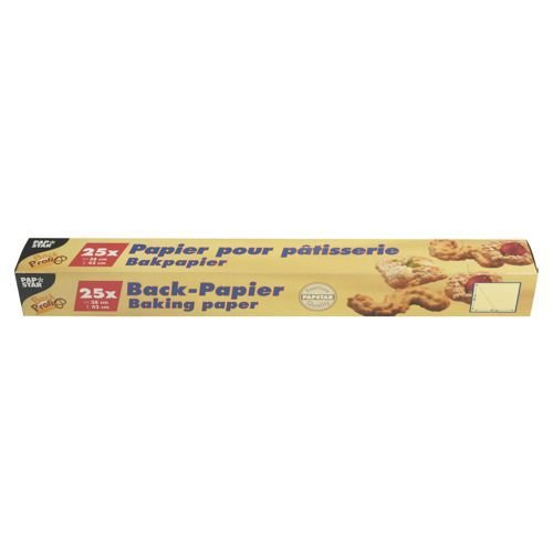 EAN 4002911142011 - Papstar 14201 papel vegetal para horno 25 hojas Marrón 220 °C imagen 1