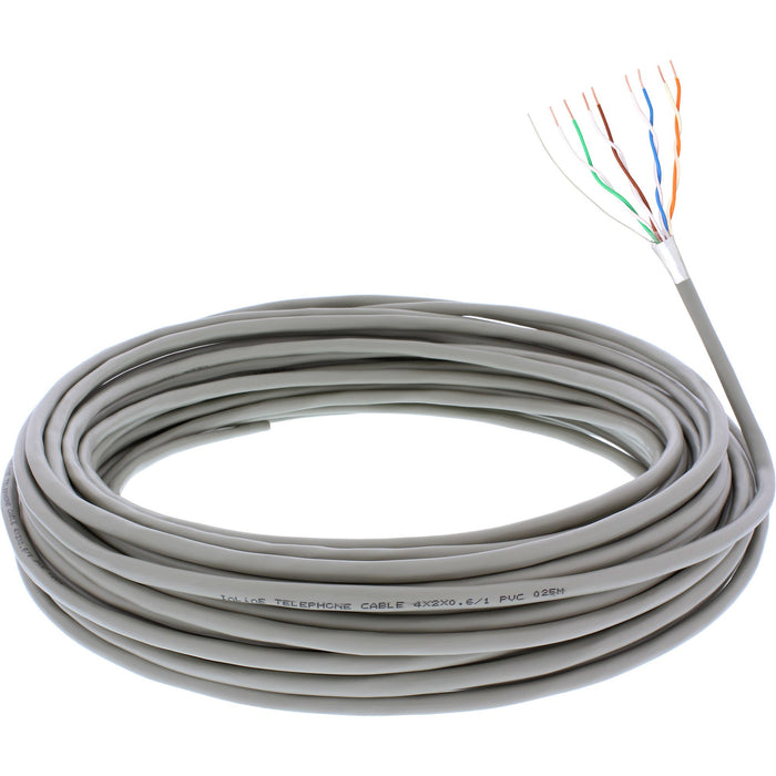 EAN 4043718198597 - InLine 69987C cable telefónico 25 m Beige imagen 2