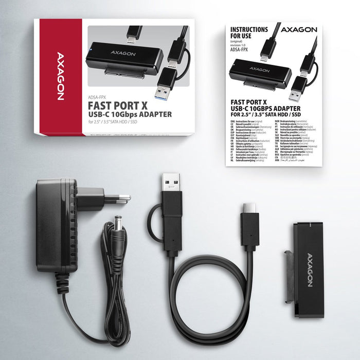 EAN 8595247908636 - Axagon Nicht kategorisiert tarjeta y adaptador de interfaz SATA imagen 12