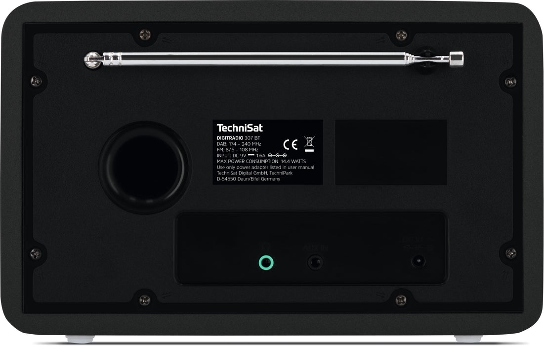 EAN 4019588039773 - TechniSat Digitradio 307 BT Personal Analógico y digital Negro imagen 5