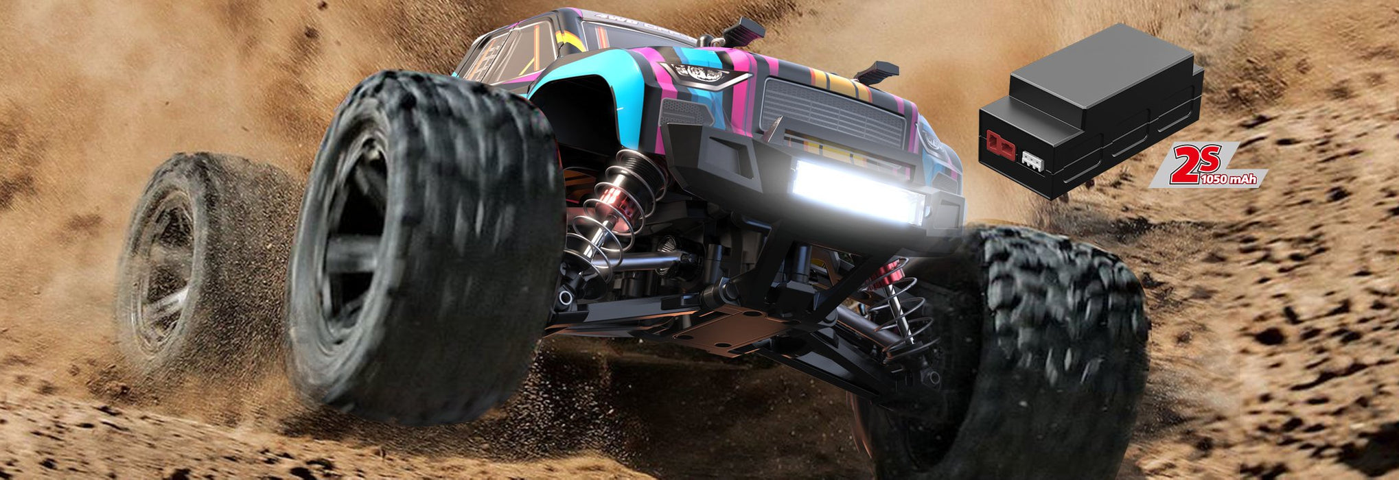 EAN 4260768517356 - Amewi 22627 modelo controlado por radio Monster truck Motor eléctrico 1:16 imagen 2