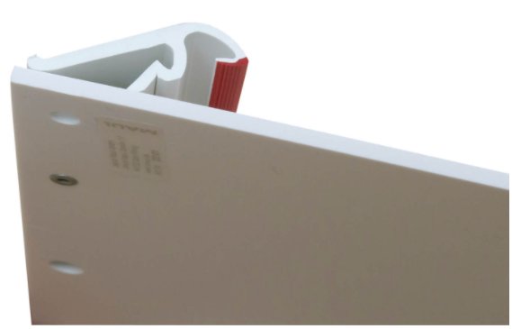 EAN 4002390001519 - MAUL MAULpro portapapel A4 Plástico, Acero inoxidable Rojo, Blanco imagen 2