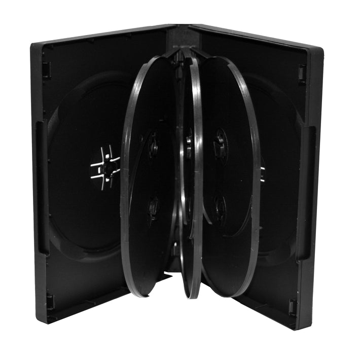 EAN 4260283116607 - MediaRange BOX35-8 funda para discos ópticos Caja transparente para CD 8 discos Negro imagen 2