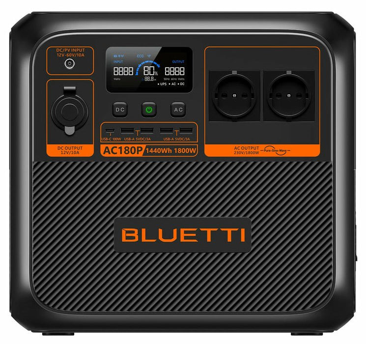 EAN 6970991292668 - Bluetti AC180P estación de energía portátil 2 Fosfato de hierro-litio (LiFePo4) 36000 mAh 1800 W 16 kg imagen 1