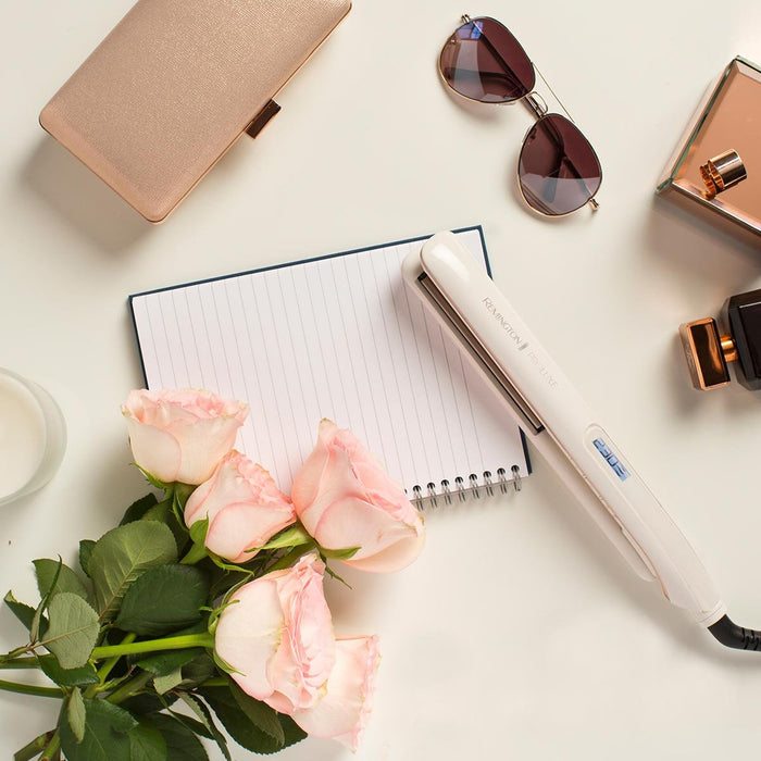 EAN 4008496873340 - Remington S9100 Plancha de pelo Caliente Beige, Blanco 3 m imagen 2