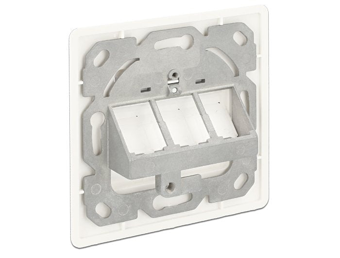 EAN 4043619861941 - DeLOCK 86194 toma de corriente RJ-45 Plata, Blanco imagen 3