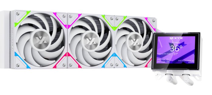 EAN 6978262010508 - XYZ HYDROVIEW AIO 360 Procesador Sistema de refrigeración líquida todo en uno 12 cm Blanco 1 pieza(s) imagen 2