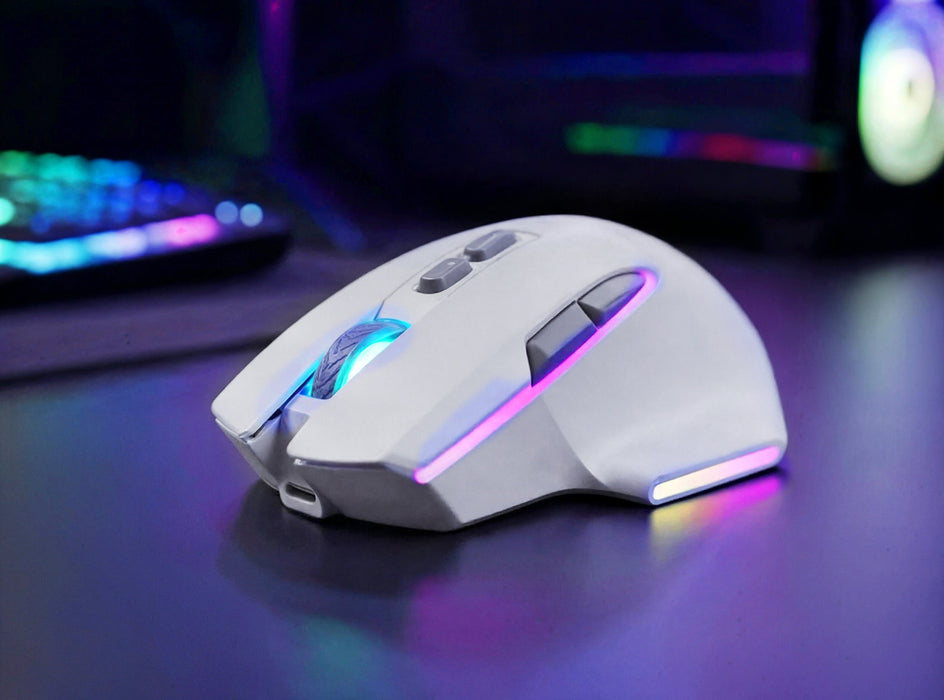 EAN 8435693114260 - Mars Gaming MMWVECTORW ratón Juego mano derecha RF Wireless + Bluetooth + USB Type-A Óptico 12000 DPI imagen 9