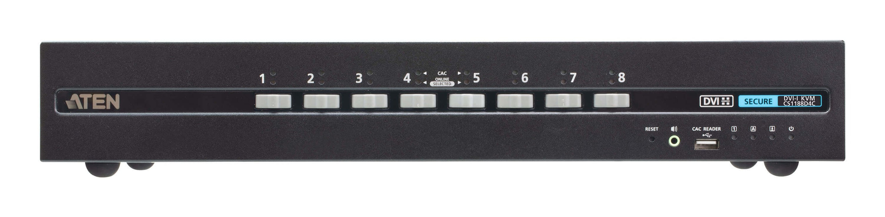 EAN 4710469341991 - ATEN CS1188D4C interruptor KVM Montaje en rack Negro imagen 1