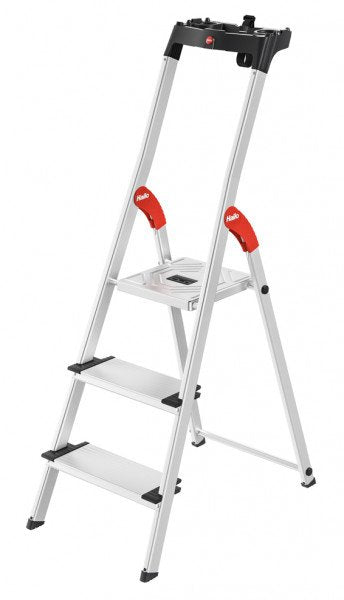 EAN 4007126023926 - Hailo 8040-307 Escalera taburete Plata imagen 1