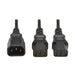 EAN 37332280985 - Eaton P004-02M-2C13EU cable de transmisión Negro 2 m IEC C14 IEC C13 imagen 1