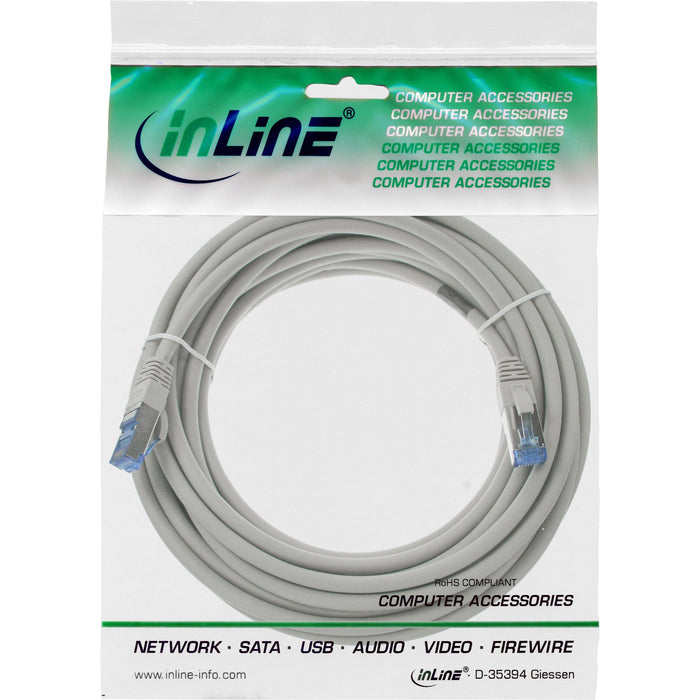 EAN 4043718088614 - InLine 76800 cable de red Gris 10 m Cat6a S/FTP (S-STP) imagen 4