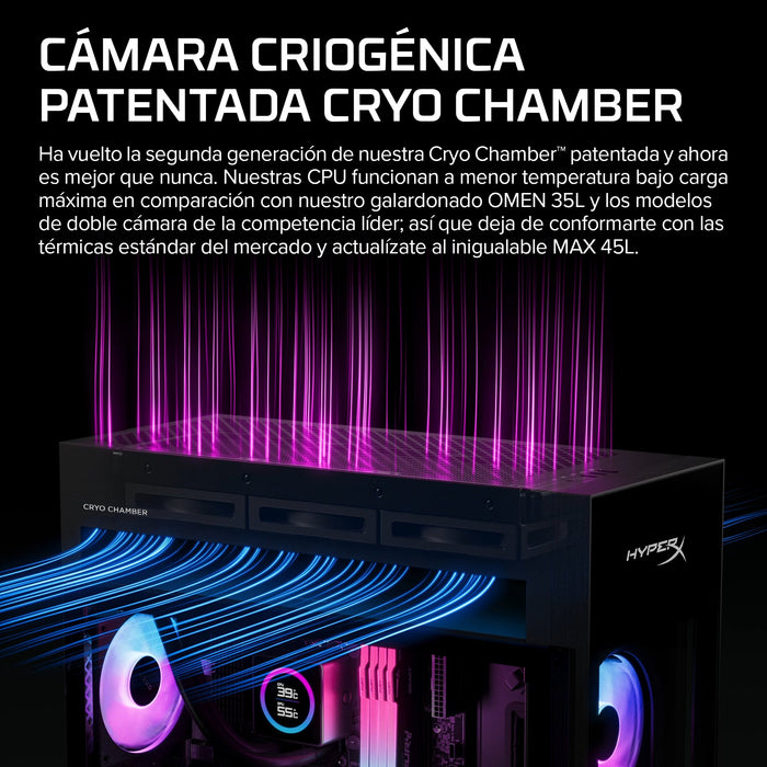 EAN 821844753033 - HP HyperX OMEN MAX 45L Gaming Desktop GT24-0001ns PC Intel Core Ultra 7 32 GB DDR5-SDRAM NVIDIA GeForce RT imagen 9