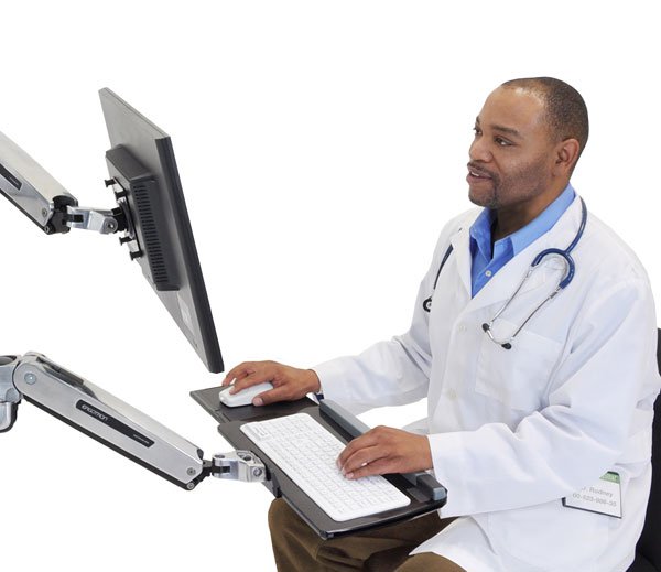 EAN 698833028690 - Ergotron LX Sit-Stand Wall Mount Keyboard Arm imagen 4