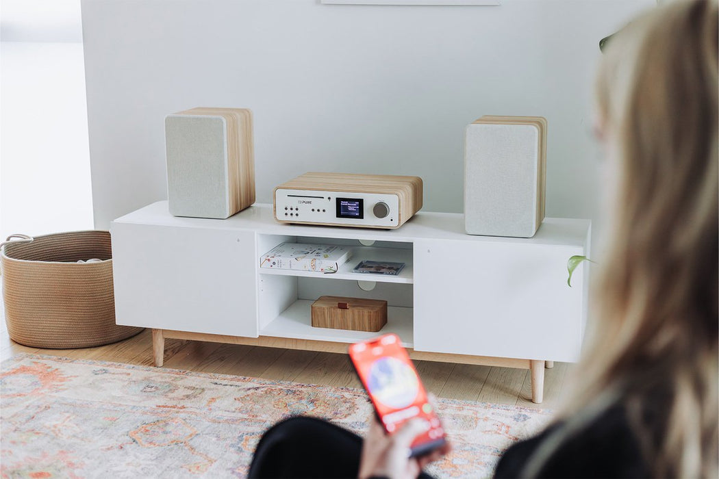 EAN 759454301293 - Pure 252807 sistema de audio para el hogar Microcadena de música para uso doméstico 50 W Roble, Blanco imagen 10