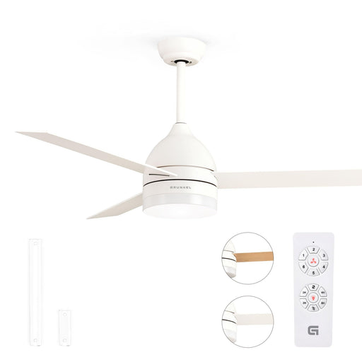 EAN 8426156017709 - Grunkel SKYECO-52 ventilador Blanco, Madera imagen 2