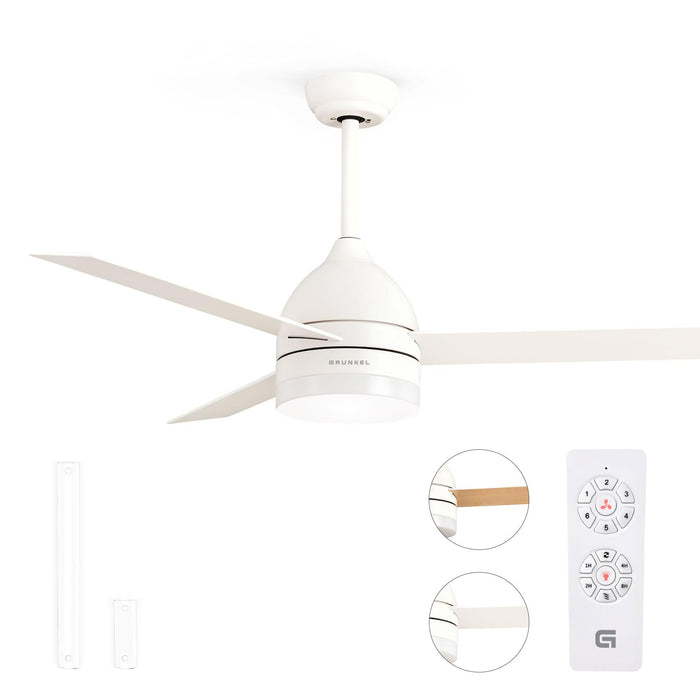 EAN 8426156017709 - Grunkel SKYECO-52 ventilador Blanco, Madera imagen 2