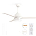 EAN 8426156017709 - Grunkel SKYECO-52 ventilador Blanco, Madera imagen 2