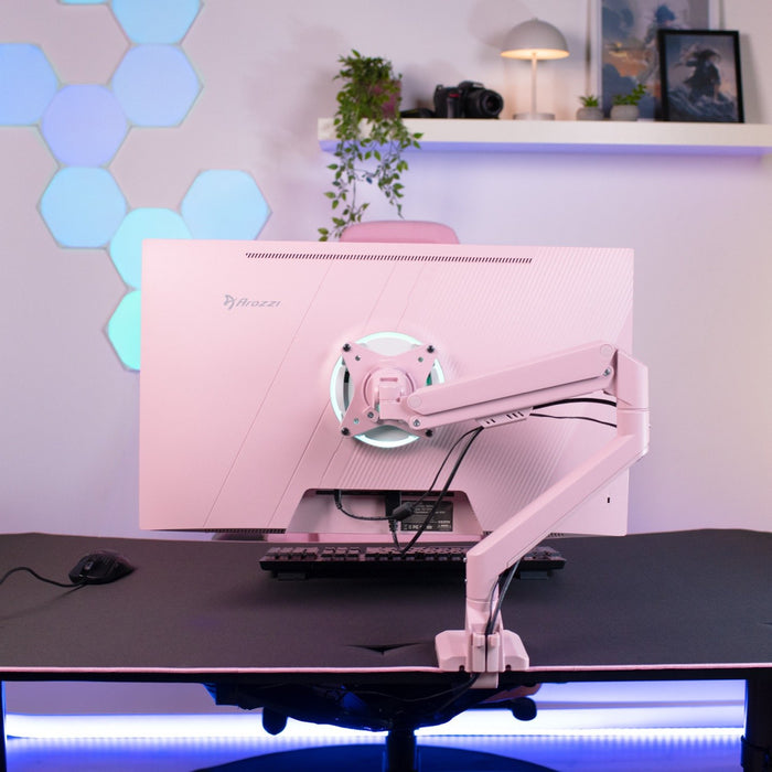 EAN 0850072937304 - Arozzi AZ-ALZARE-NEO-PNK soporte para monitor Escritorio Rosa imagen 7