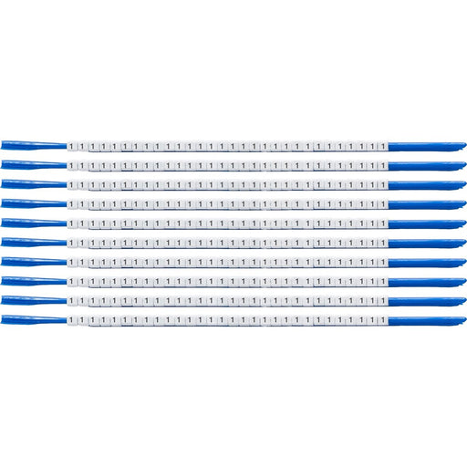 EAN 662820057109 - Brady SCN-07-1 soporte para manguito de identificación de conductor Negro, Blanco Nylon 300 pieza(s) imagen 1