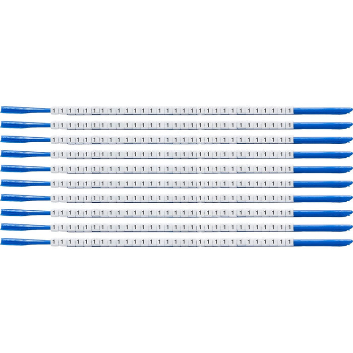 EAN 662820057109 - Brady SCN-07-1 soporte para manguito de identificación de conductor Negro, Blanco Nylon 300 pieza(s) imagen 1