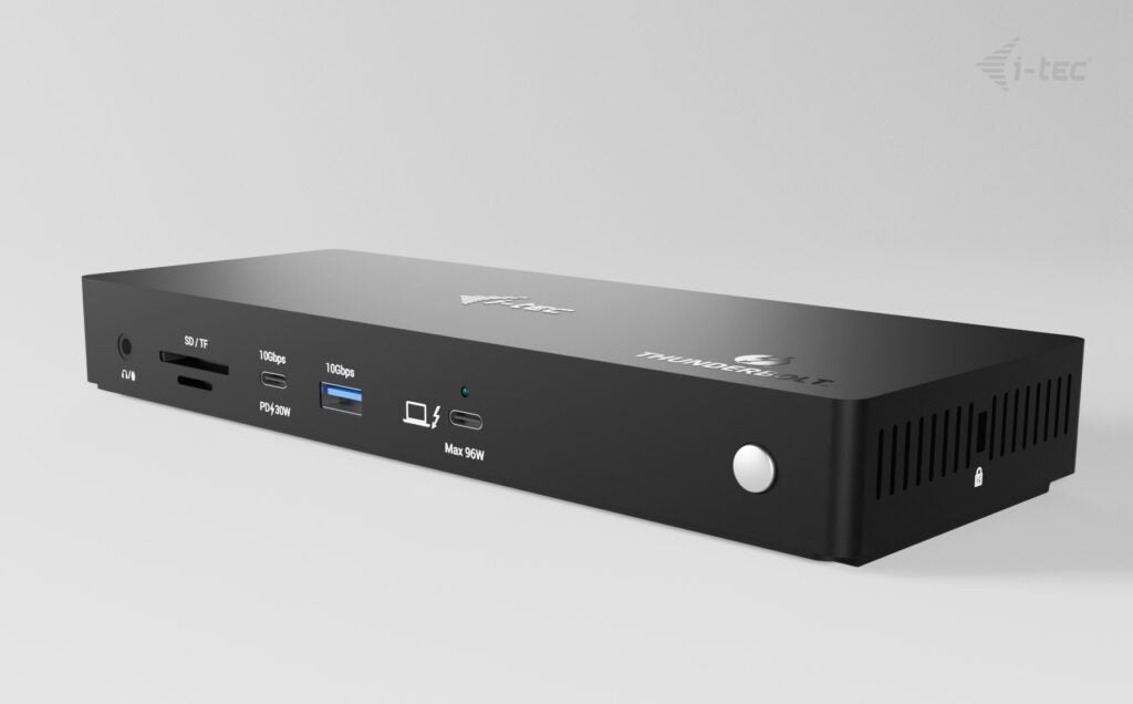 EAN 8595611707452 - i-tec TB4TRIPLEDOCKPDIT base para portátil y replicador de puertos Alámbrico Thunderbolt 4 Negro imagen 2