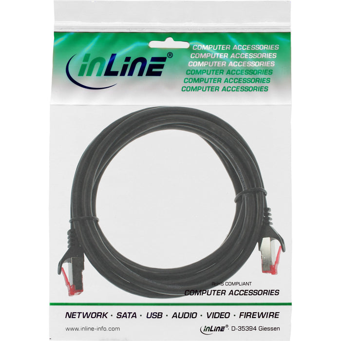 EAN 4043718231447 - InLine 76111S cable de red Negro 1 m Cat6 S/FTP (S-STP) imagen 3