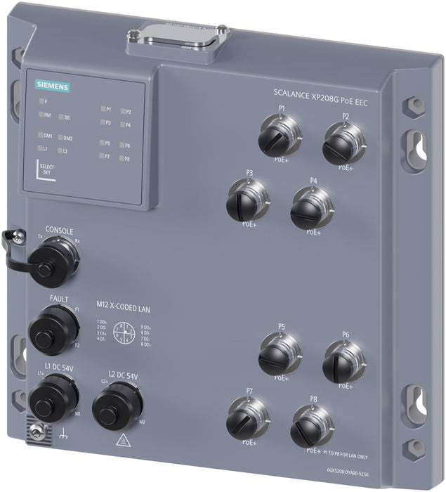 EAN 4047623107484 - Siemens 6GK52080YA005ES6 6GK5208-0YA00-5ES6 Industrial Ethernet Switch Gestionado imagen 1