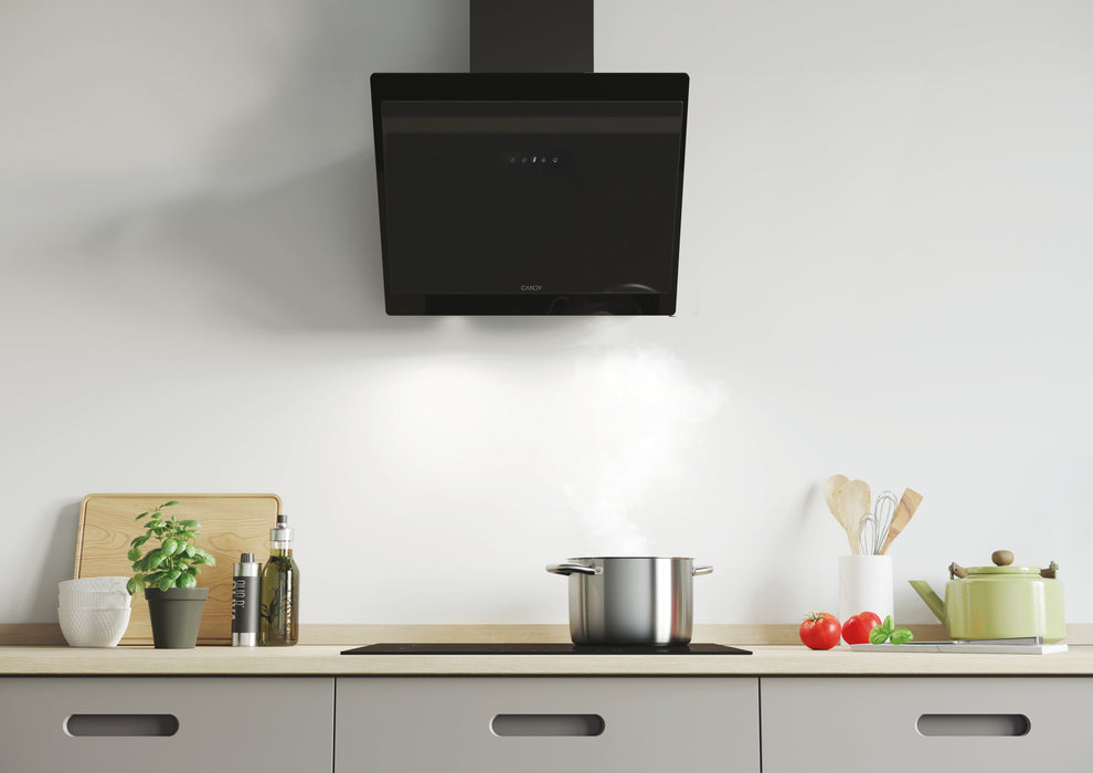 EAN 8016361920828 - Candy Décor CVMA60N De pared Negro 498 m³/h imagen 4