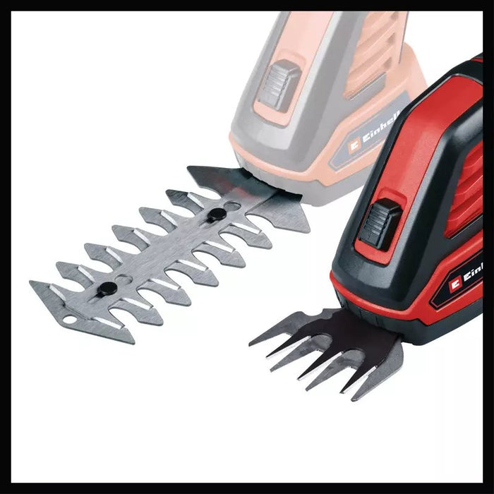 EAN 4006825665444 - Einhell GC-CG 3,6/70 Li WT tijera de césped inalámbrica 11 cm 3,6 V Ión de litio Negro, Azul imagen 3