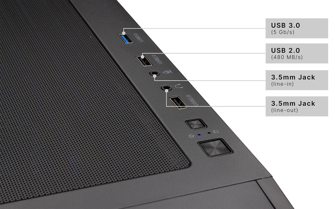 EAN 4046373906699 - CAPTIVA PC Ultimate Gaming R90-669 (Ryzen 7 9800X3D/RTX5090 32GB GDDR7/SSD 2TB/64GB/WLAN/Windows 11 Home  imagen 12
