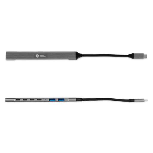 EAN 8719274677864 - BakkerElkhuizen BNECHUB3A4C hub de interfaz USB Tipo C 5000 Mbit/s Negro, Gris imagen 2