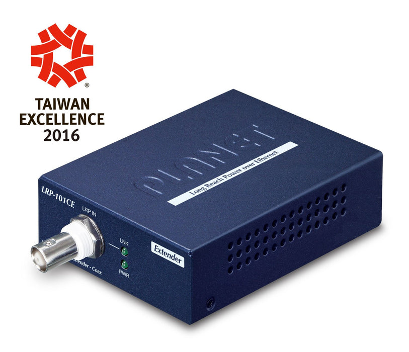 EAN 4711605280969 - PLANET LRP-101CE ampliador de red Transmisor de red Azul 100 Mbit/s imagen 1