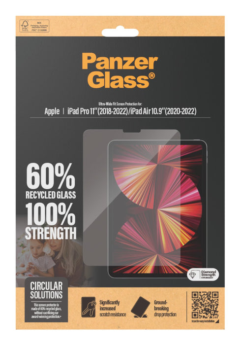 EAN 5715685000980 - PanzerGlass ® Screen Protector iPad Pro 11'' (2018-2022) | iPad Air 10.9'' (2020, 2022) | Ultra-Wide Fit  imagen 3