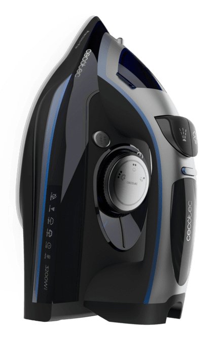 EAN 8435484018746 - Cecotec IronHero 3200 i-Pump Plancha vapor-seco Suela antiadherente 3200 W Negro, Azul, Gris imagen 2