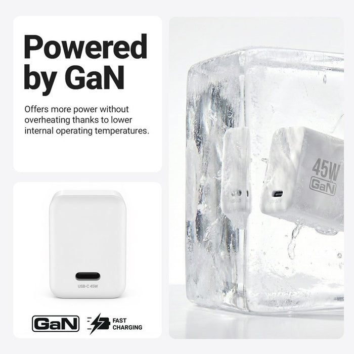 EAN 5904310706308 - Crong CRGGN1C45WHI cargador de dispositivo móvil Auriculares, Portátil, Batería portátil, Smartphone, Rel imagen 6