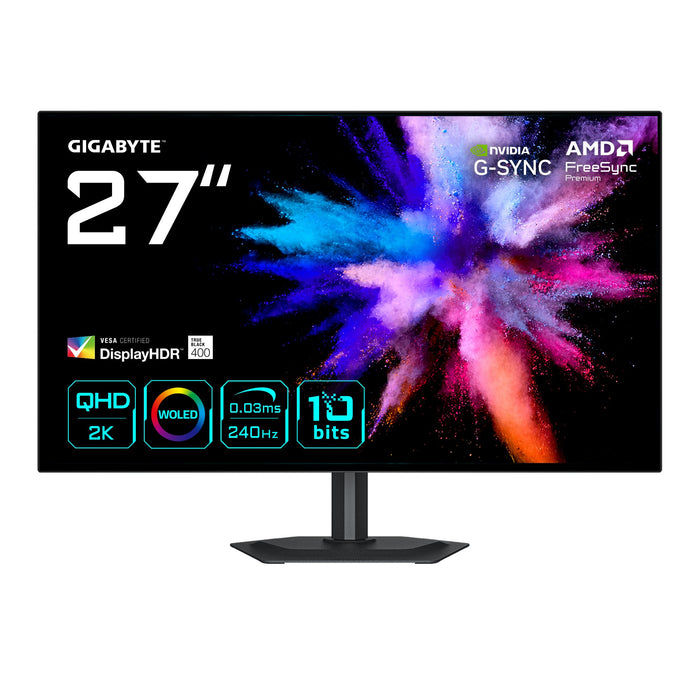 EAN 4719331878641 - GIGABYTE GO27Q24G pantalla para PC 68,6 cm (27") 2560 x 1440 Pixeles Quad HD Negro imagen 1