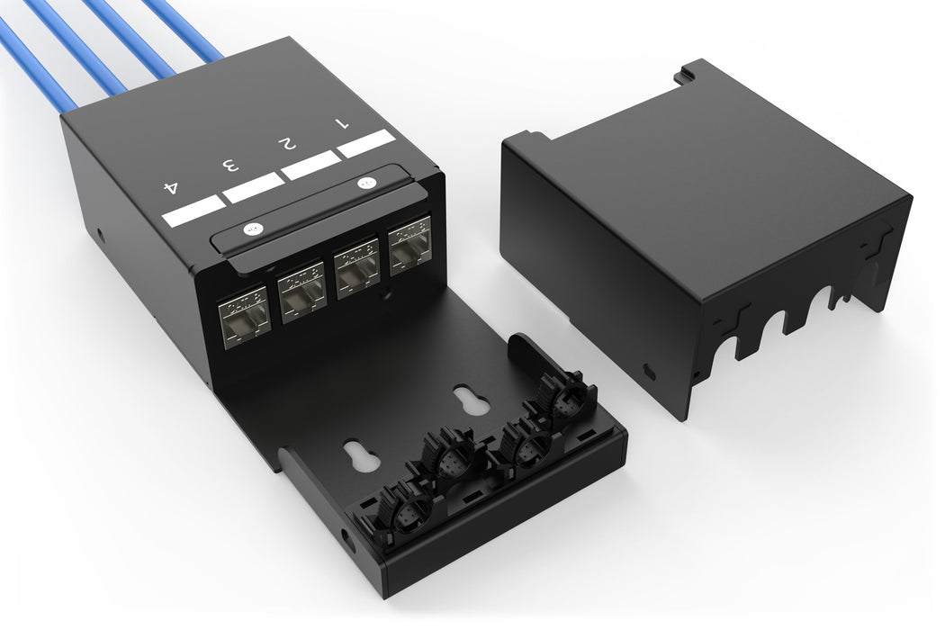 EAN 4016032497509 - Digitus DN-93708-4 caja de conexiones de red Negro imagen 3