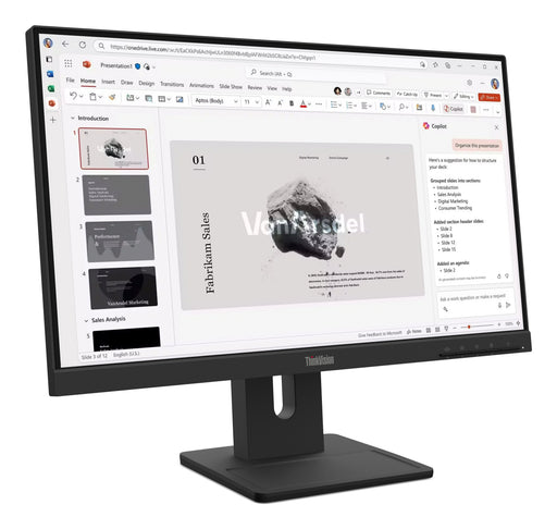 EAN 0198158436229 - Lenovo ThinkVision E22-40 pantalla para PC 54,6 cm (21.5") 1920 x 1080 Pixeles Full HD LCD Negro imagen 2