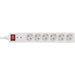 EAN 4043718188284 - InLine 4043718188284 base múltiple 1,5 m 6 salidas AC Interior Blanco imagen 2