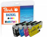 EAN 7640366812836 - Peach PI500-395 cartucho de tinta 4 pieza(s) Compatible Alto rendimiento (XL) Negro, Cian, Magenta, Amari imagen 1