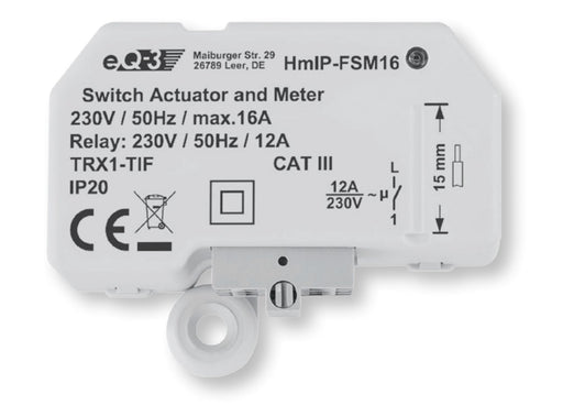 EAN 4047976502394 - Homematic IP HmIP-FSM16 Actuador de conmutación imagen 1