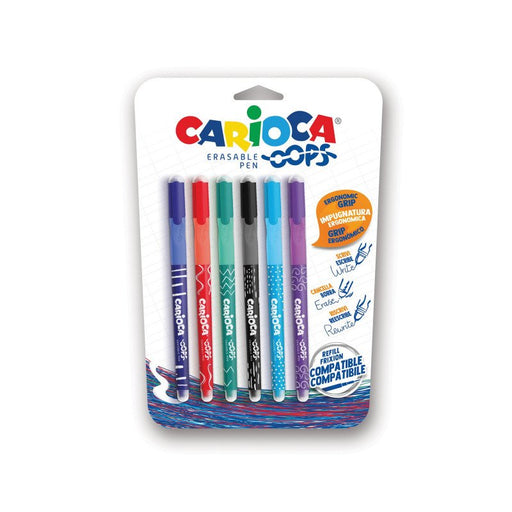 EAN 8003511430375 - Carioca 43037 bolígrafo de gel Medio Bolígrafo de gel con tapa Multicolor 6 pieza(s) imagen 1