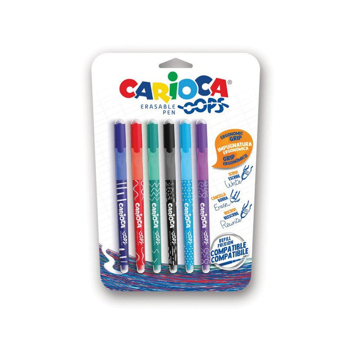 EAN 8003511430375 - Carioca 43037 bolígrafo de gel Medio Bolígrafo de gel con tapa Multicolor 6 pieza(s) imagen 1