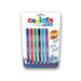 EAN 8003511430375 - Carioca 43037 bolígrafo de gel Medio Bolígrafo de gel con tapa Multicolor 6 pieza(s) imagen 1